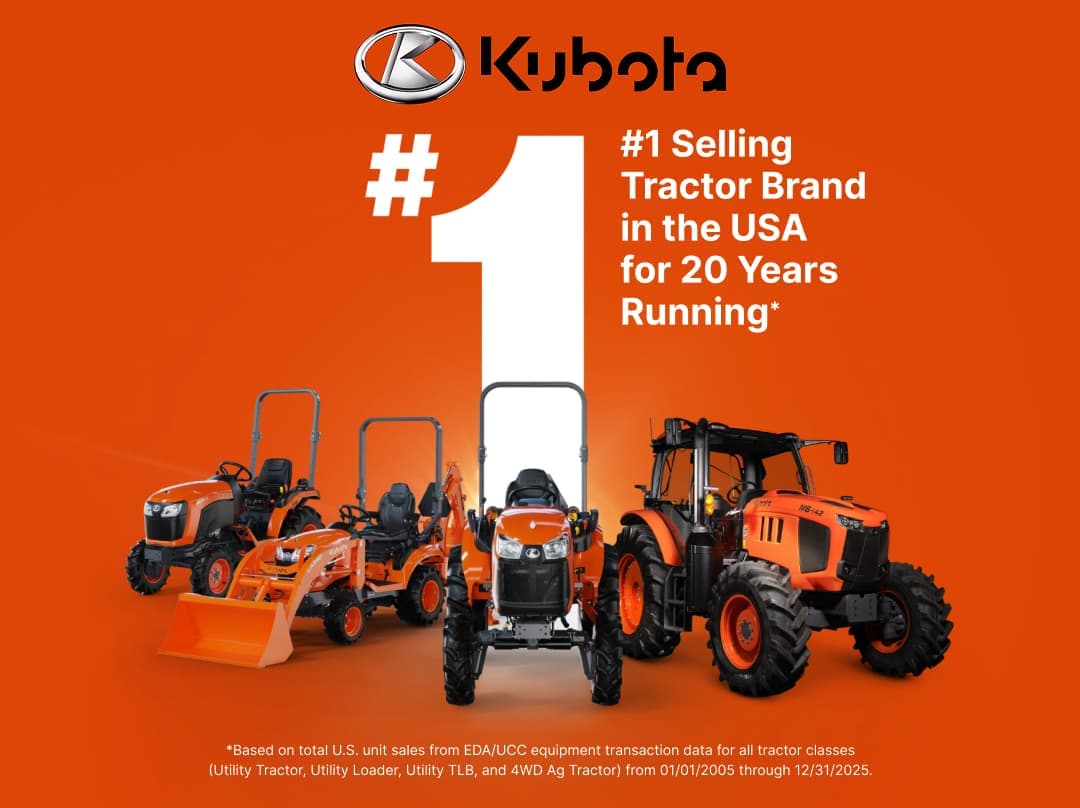 Discover the #1-Selling Tractor Brand in the USA for 20 Years Running* Discover the #1-Selling Tractor Brand in the USA for 20 Years Running*